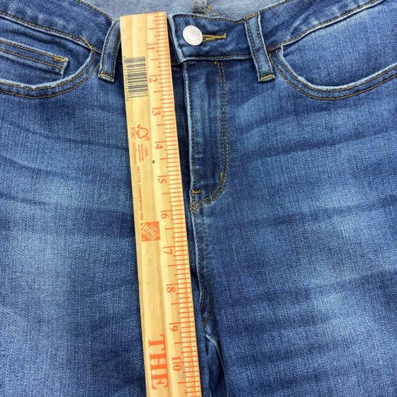 Judy Blue Relaxed Fit Jeans Distressed Dark Blue  Women’s Size 29 - Picture 8 of 11